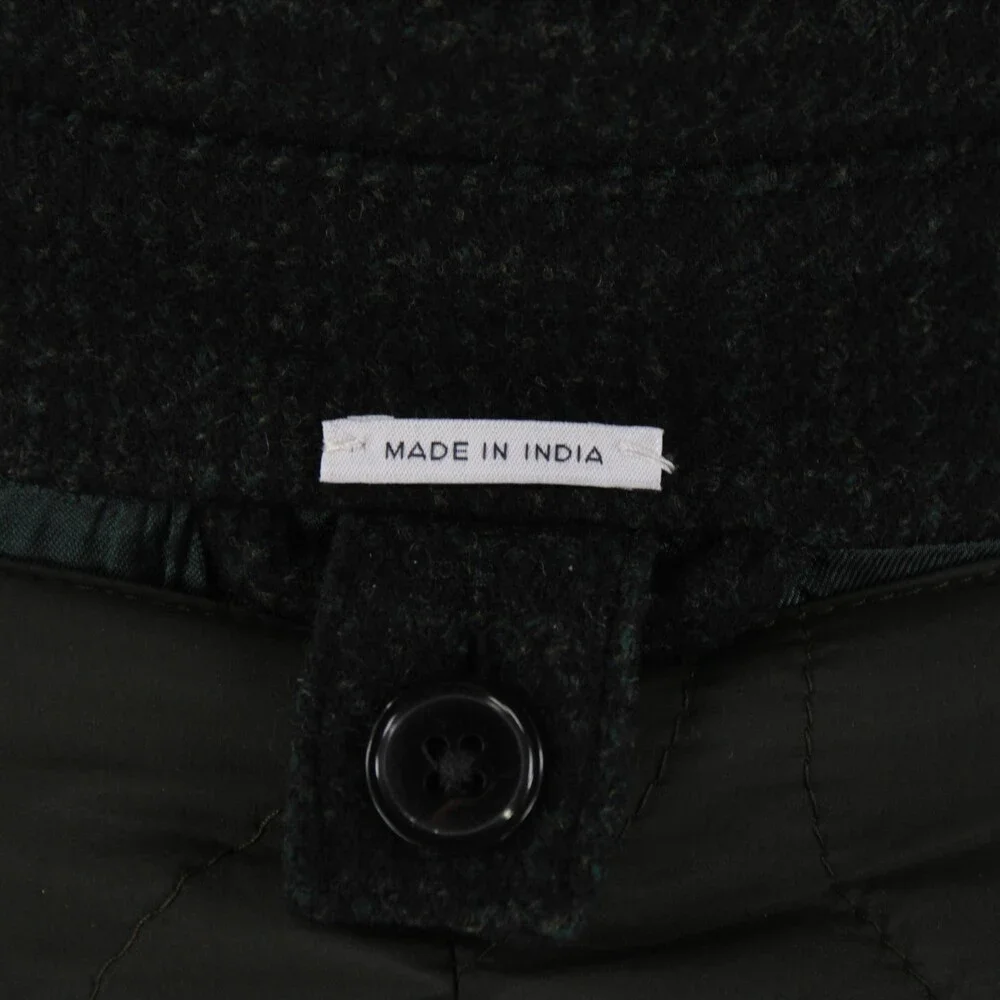 Atelier Munro NWT Wool Blend Car Coat w Removable Insert 54 (44 US) Green Plaid - Picture 15 of 15